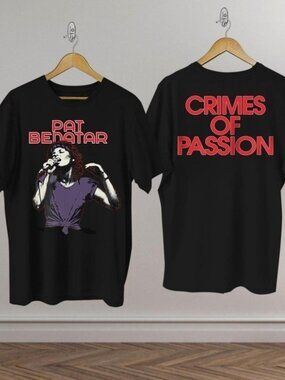 Pat Benatar Crimes Passion 1980 Album Fan T-Shirt